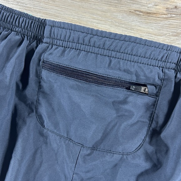 Men's Nike DriFit XL 5" Dark Grey/Teal Side Stripe Running Brief Lined Shorts - Picture 5 of 12